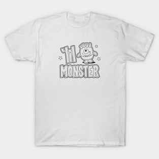 Lil' Monster Black & White T-Shirt